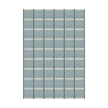 Lilly wool carpet - Blue, 180x270 cm - Layered