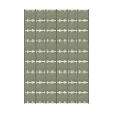 Lilly wool carpet - Green, 180x270 cm - Layered