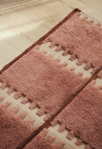 Lilly wool carpet - Rust, 250x350 cm - Layered
