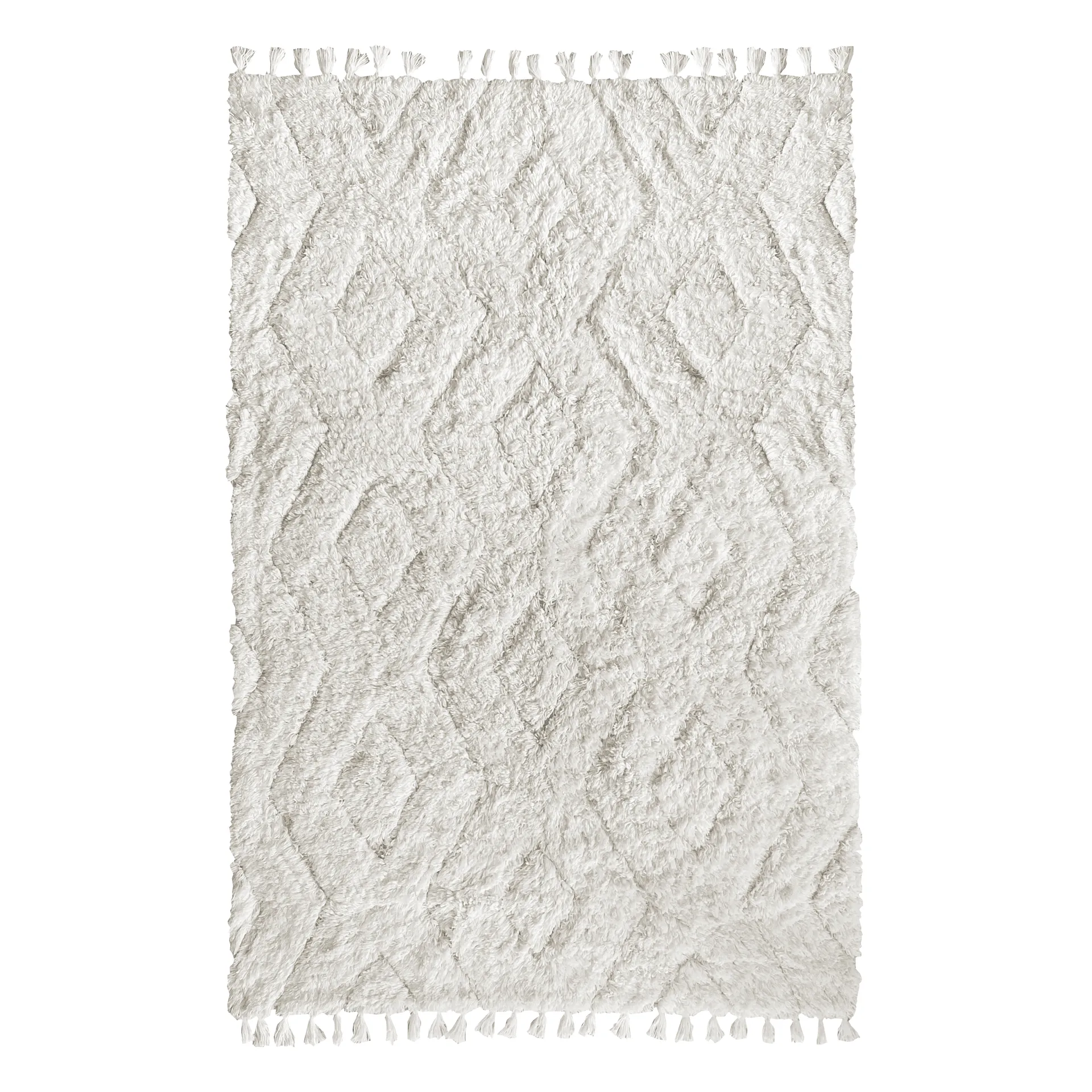Modern Oriental Story of Tangier rya rug, 180x270 cm Layered