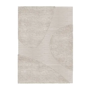 Punja plasma wool carpet 160x230 cm - Sand melange - Layered