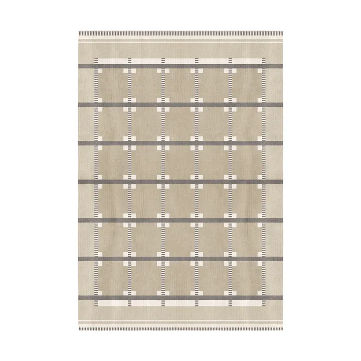 Röllakan Ruth wool rug - Almond, 140x200 cm - Layered