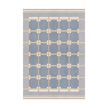 Röllakan Ruth wool rug - Summer sky, 140x200 cm - Layered