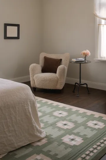 Röllakan Selma wool rug - Sage, 250x350 cm - Layered