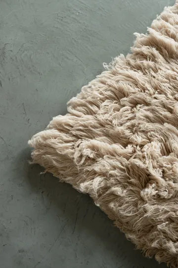 Shaggy rug 250x350 cm - Oatmeal - Layered