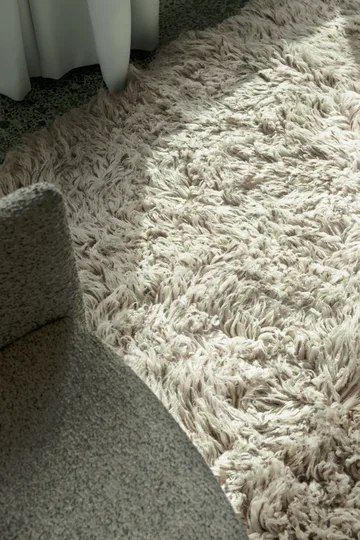 Shaggy rug 300x400 cm - Bone White - Layered