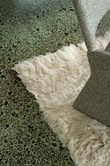 Shaggy rug 300x400 cm - Bone White - Layered