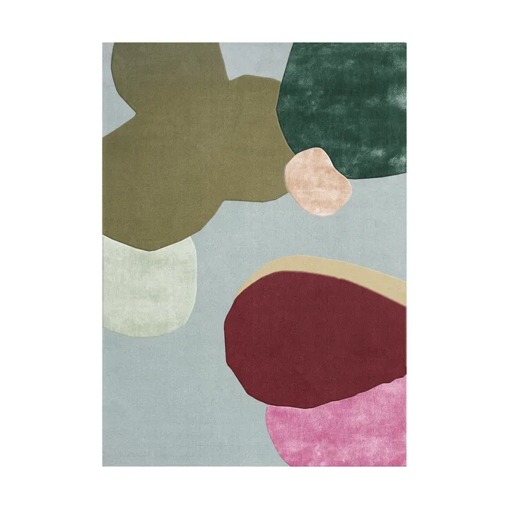 Sleeping Flower wool carpet - 200x300 cm - Layered