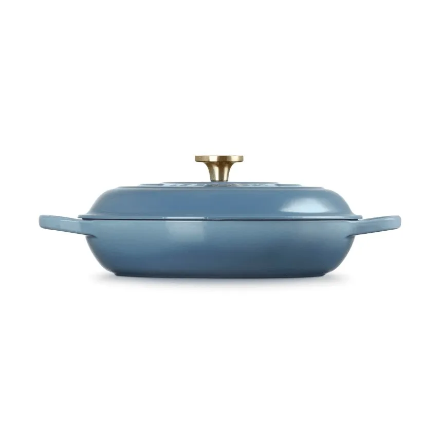Le Creuset Classic cast iron buffet casserole, Chambray, 3.5 l Le Creuset Le Creuset Classic cast iron buffet casserole, Chambray, 3.5 l Le Creuset