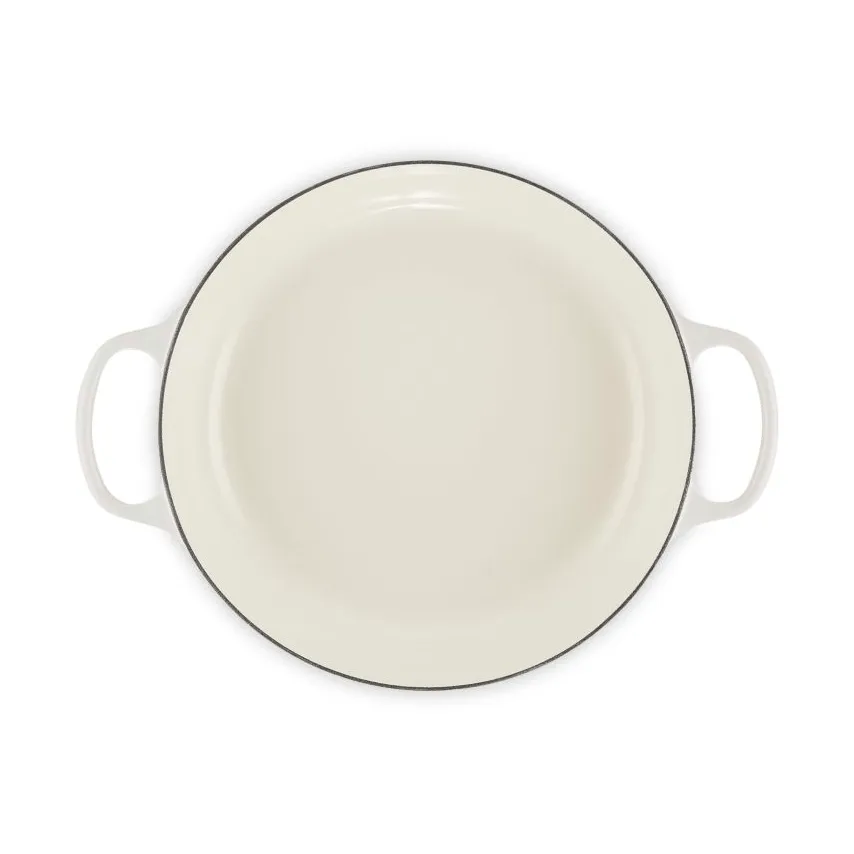 Le Creuset Classic cast iron buffet casserole, Meringue, 3.5 l Le Creuset Le Creuset Classic cast iron buffet casserole, Meringue, 3.5 l Le Creuset