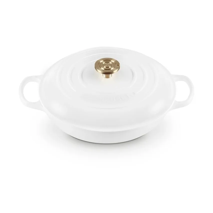 Le Creuset Classic cast iron buffet casserole, White, 3.5 l Le Creuset Le Creuset Classic cast iron buffet casserole, White, 3.5 l Le Creuset
