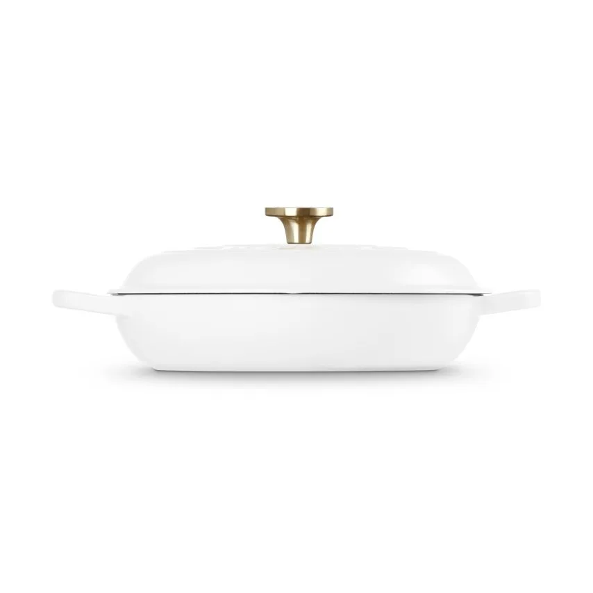 Le Creuset Classic cast iron buffet casserole, White, 3.5 l Le Creuset Le Creuset Classic cast iron buffet casserole, White, 3.5 l Le Creuset