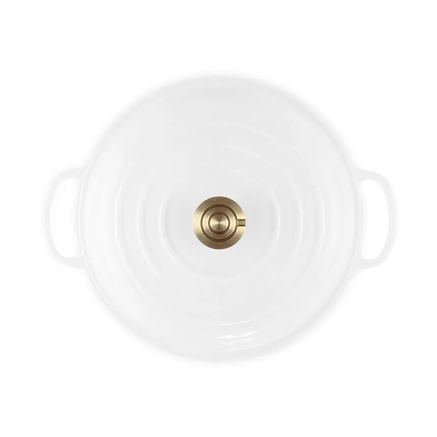 Le Creuset Classic cast iron buffet casserole, White, 3.5 l Le Creuset Le Creuset Classic cast iron buffet casserole, White, 3.5 l Le Creuset