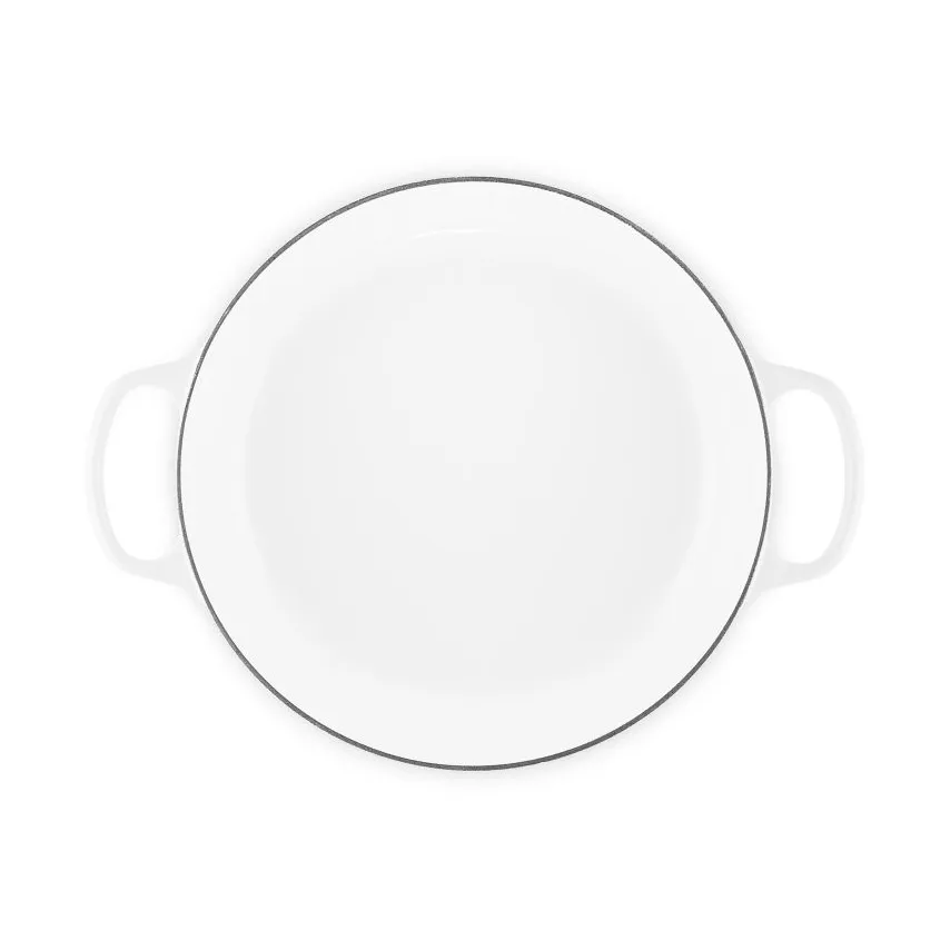 Le Creuset Classic cast iron buffet casserole, White, 3.5 l Le Creuset Le Creuset Classic cast iron buffet casserole, White, 3.5 l Le Creuset