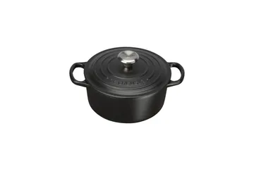 Le Creuset round casserole Ø22 cm - Matte black - Le Creuset