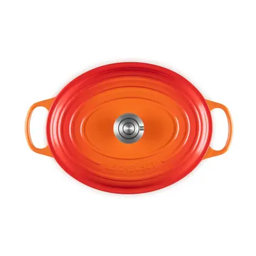 Le Creuset Signature cast iron oval casserole - Volcanic, 6.3 l - Le Creuset
