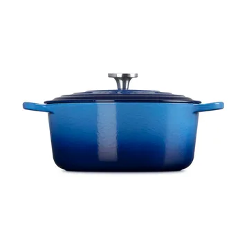 Le Creuset Signature cast iron round casserole - Azure, 6.7 l - Le Creuset
