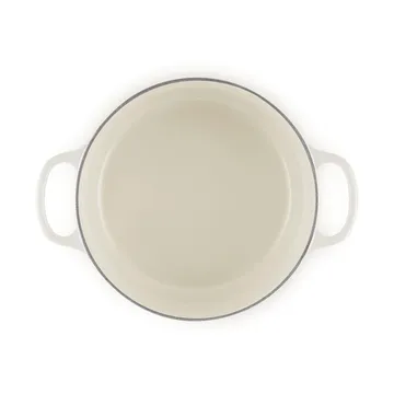 Le Creuset Signature cast iron round casserole - Meringue, 5.3 l - Le Creuset