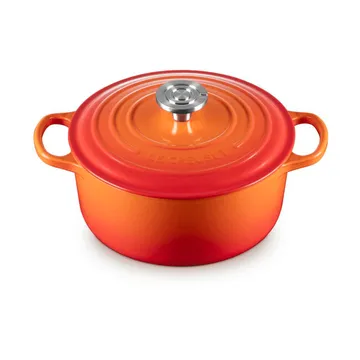 Le Creuset Signature cast iron round casserole - Volcanic, 4.2 l - Le Creuset