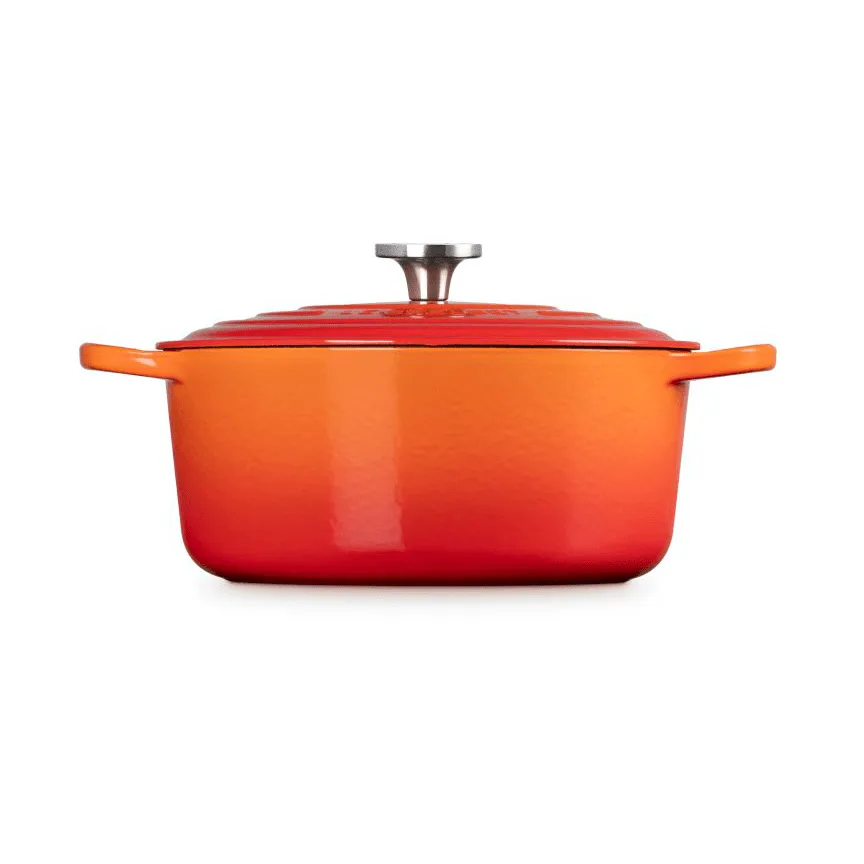 Le Creuset Signature cast iron round casserole, Volcanic, 6.7 l Le Creuset