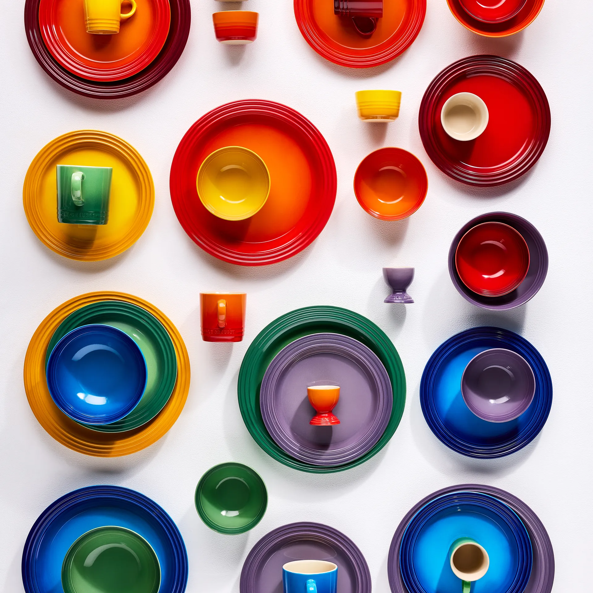 Signature stoneware mini ramekin 6-piece, Rainbow Le Creuset