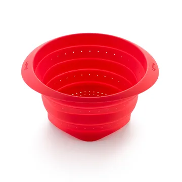 Lékué collapsible colander silicone - Red - Lékué