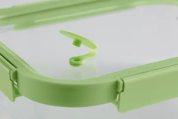 Lékué rectangular glass lunchbox 0.37 L - Green - Lékué