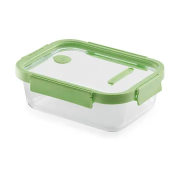 Lékué rectangular glass lunchbox 1.52 L - Green - Lékué