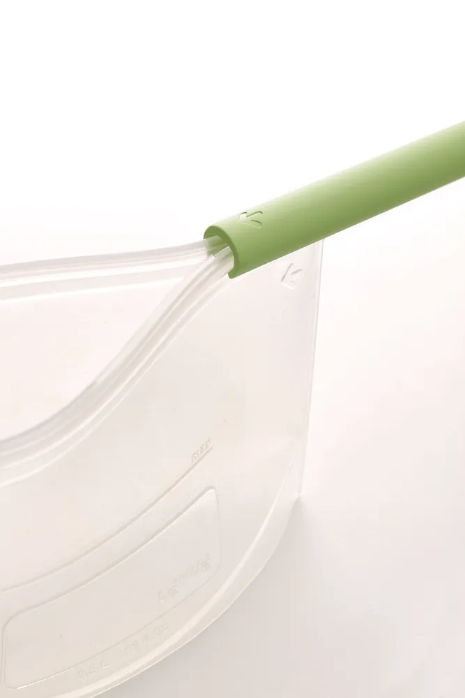 Lékué reusable silicone bag 3 pieces, Green Lékué