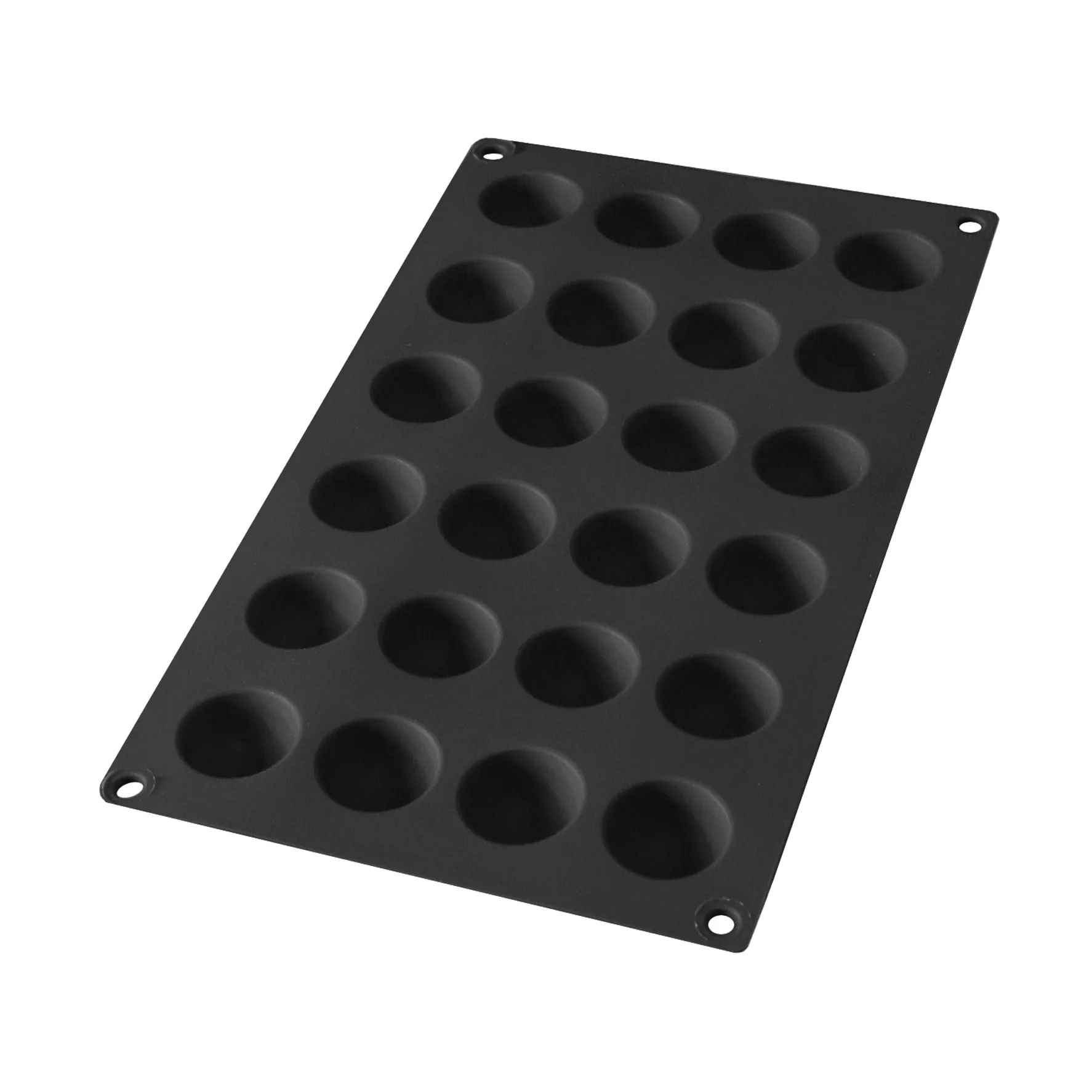 Lékué silicone mold hemisphere 24 pcs, Black Lékué