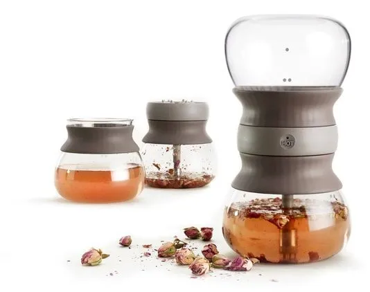 Lékué tea infusion holder, Brown Lékué