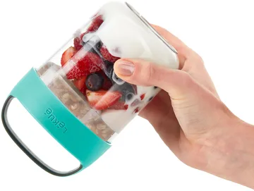 Lékué To Go container 0.4 L - Turquoise - Lékué
