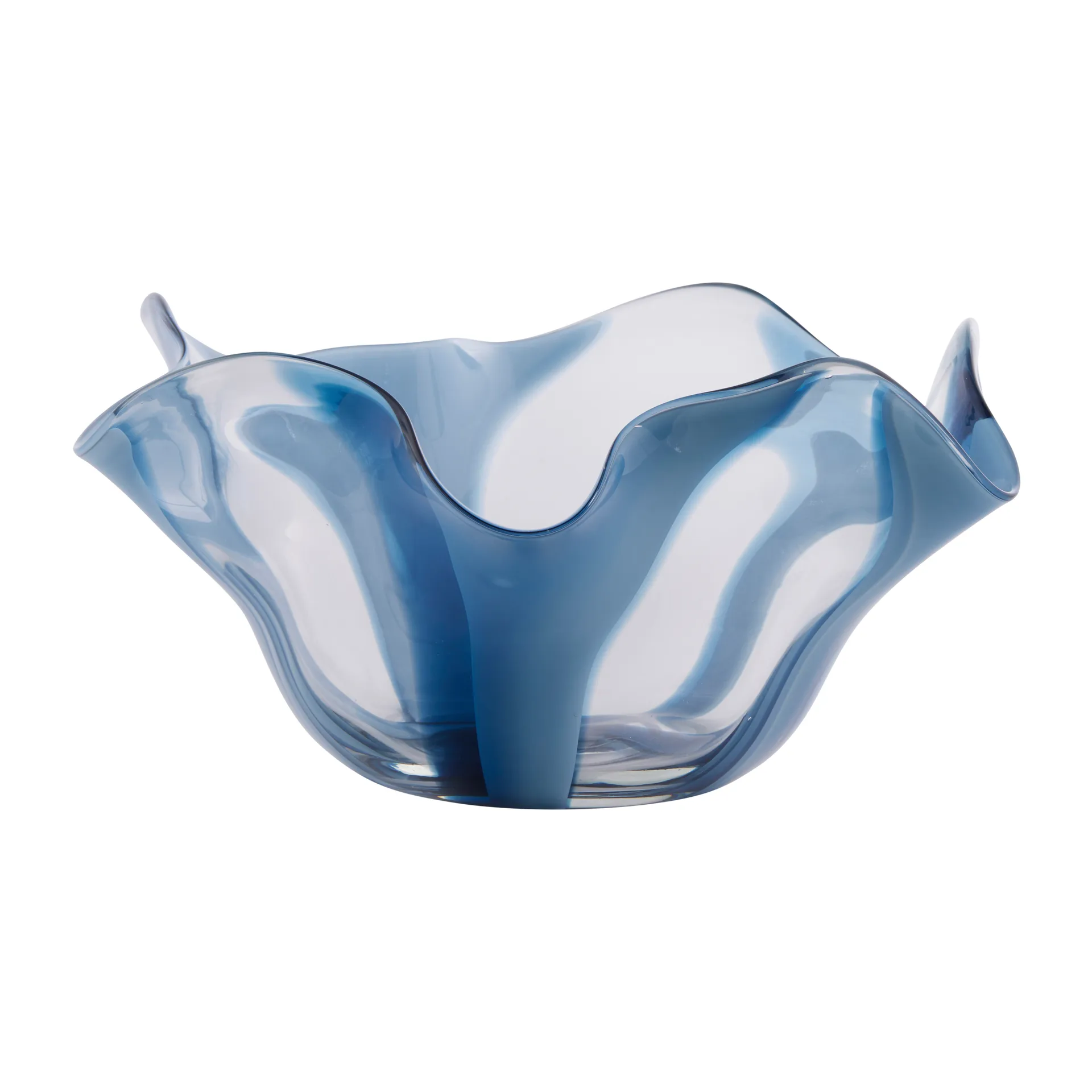 Domia decorative bowl Ø30 cm, Blue-clear Lene Bjerre