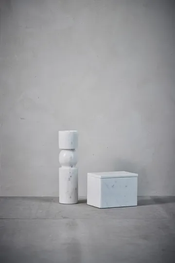 Ellia candle holder 30 cm - White - Lene Bjerre