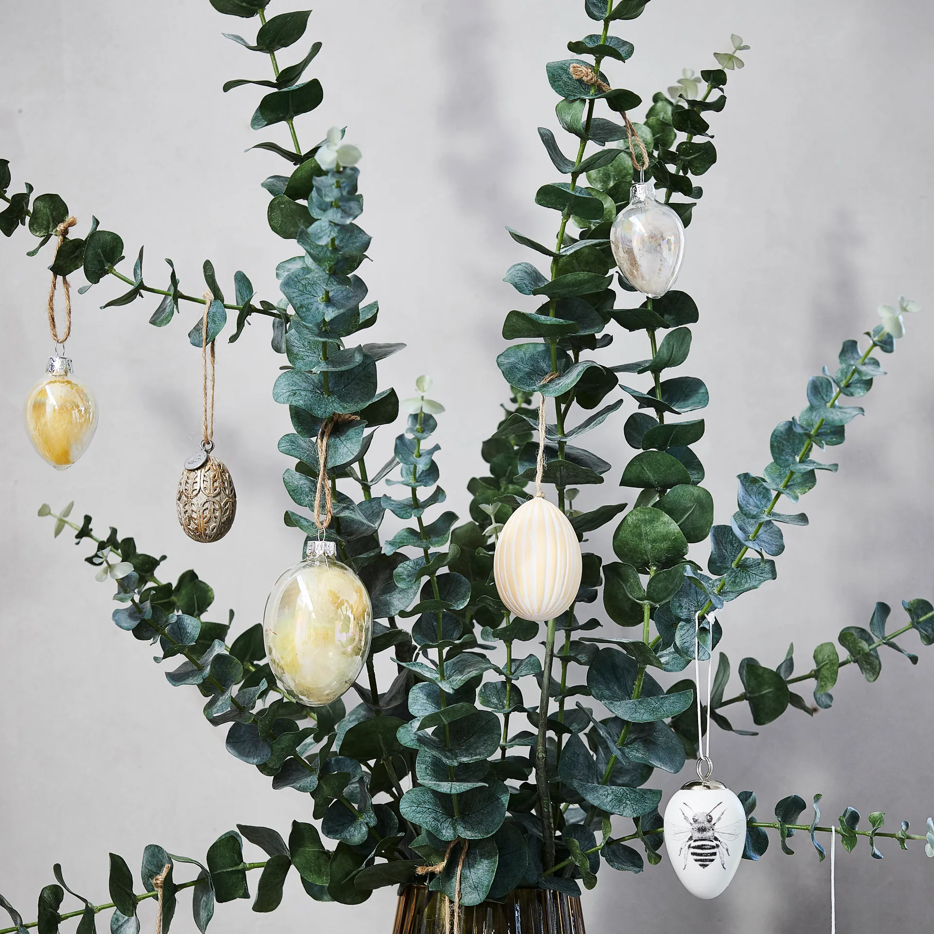 Estinia Easter decoration 6 cm, mauve chalk Lene Bjerre