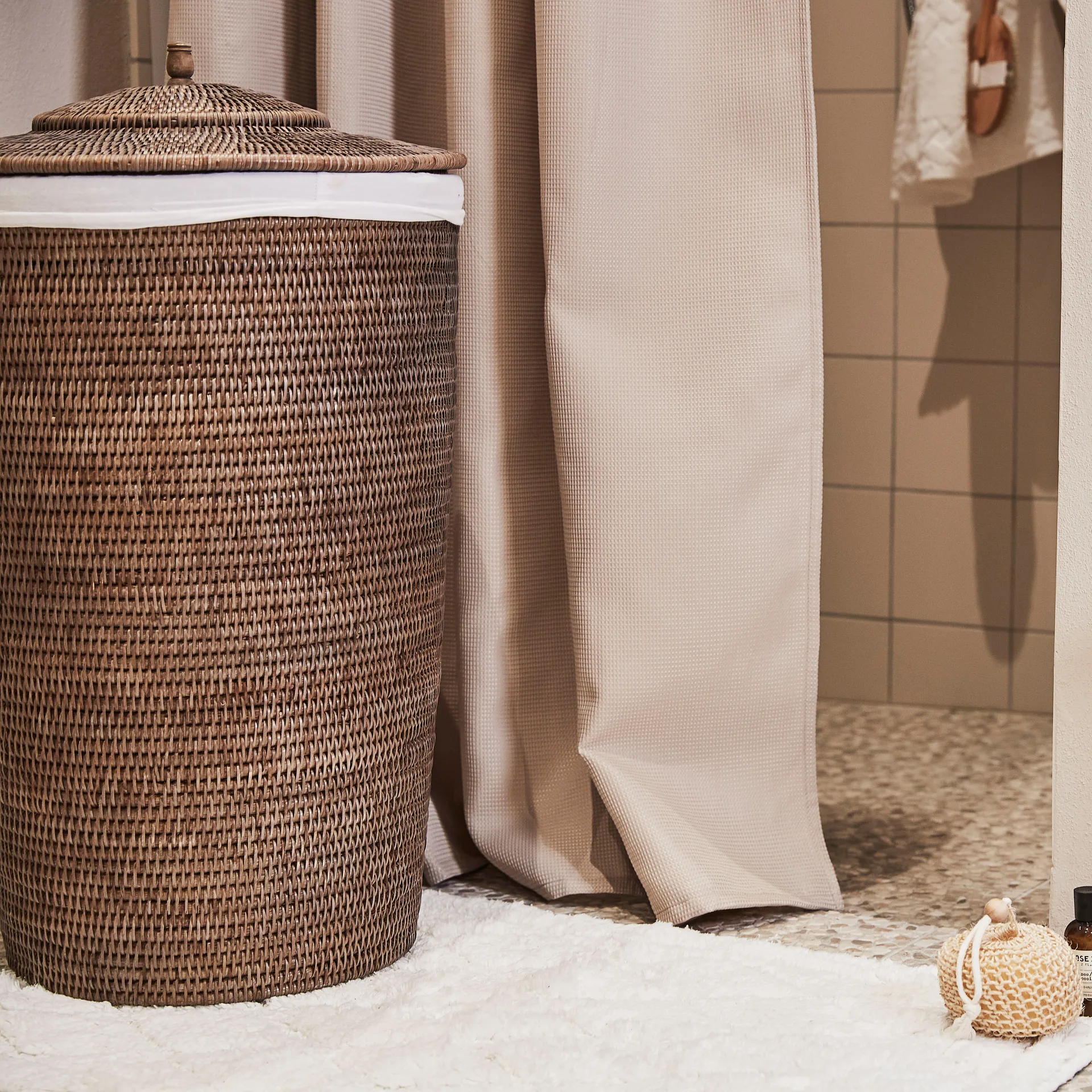 Norah washing basket 60 cm, Nature Lene Bjerre