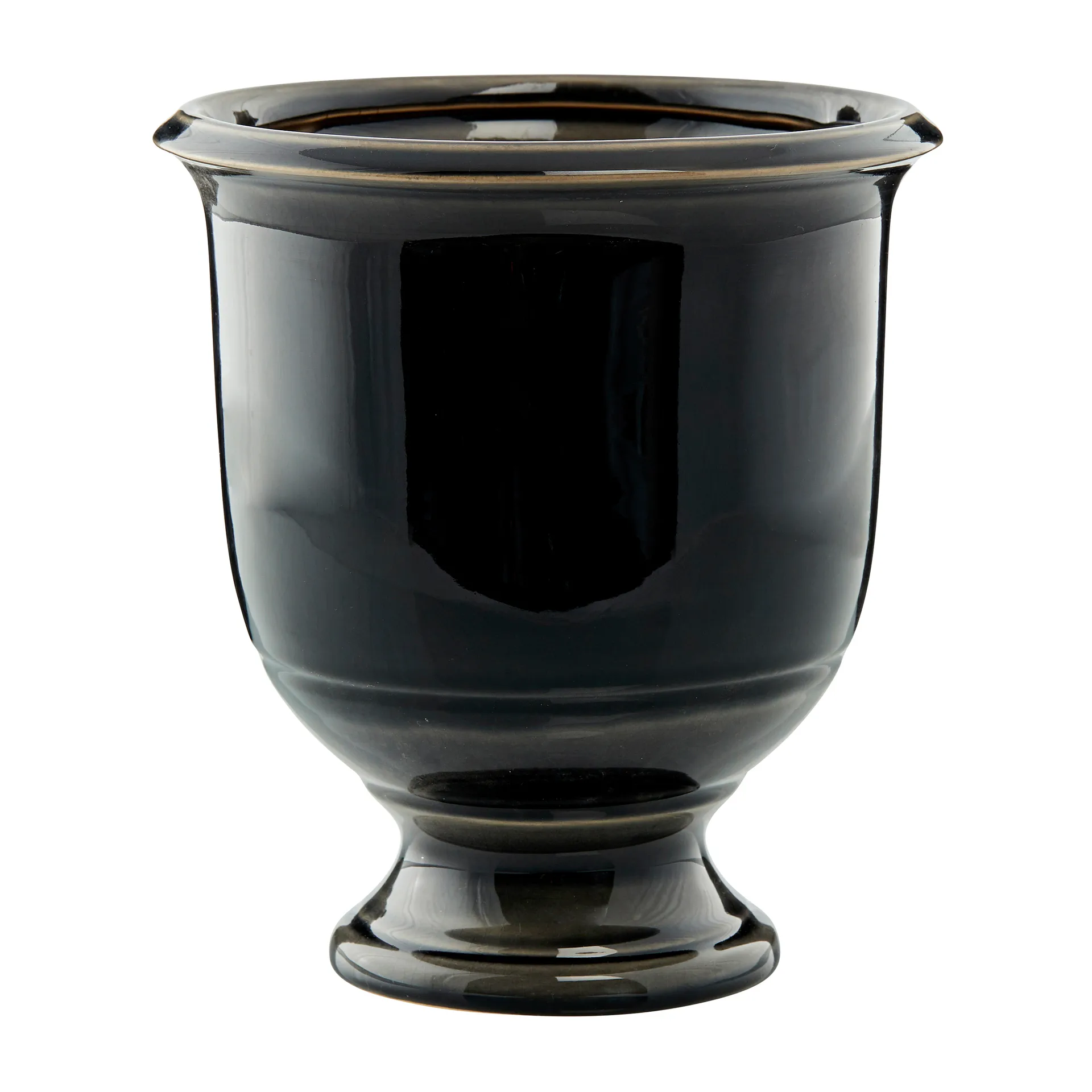 Roselle flowerpot Ø13 cm, Dark grey Lene Bjerre