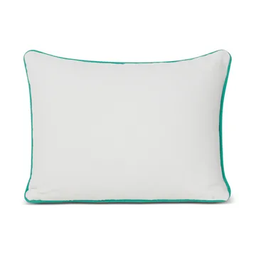Beach Club Small Embroidered cushion 30x40 cm - Blue-white-green - Lexington