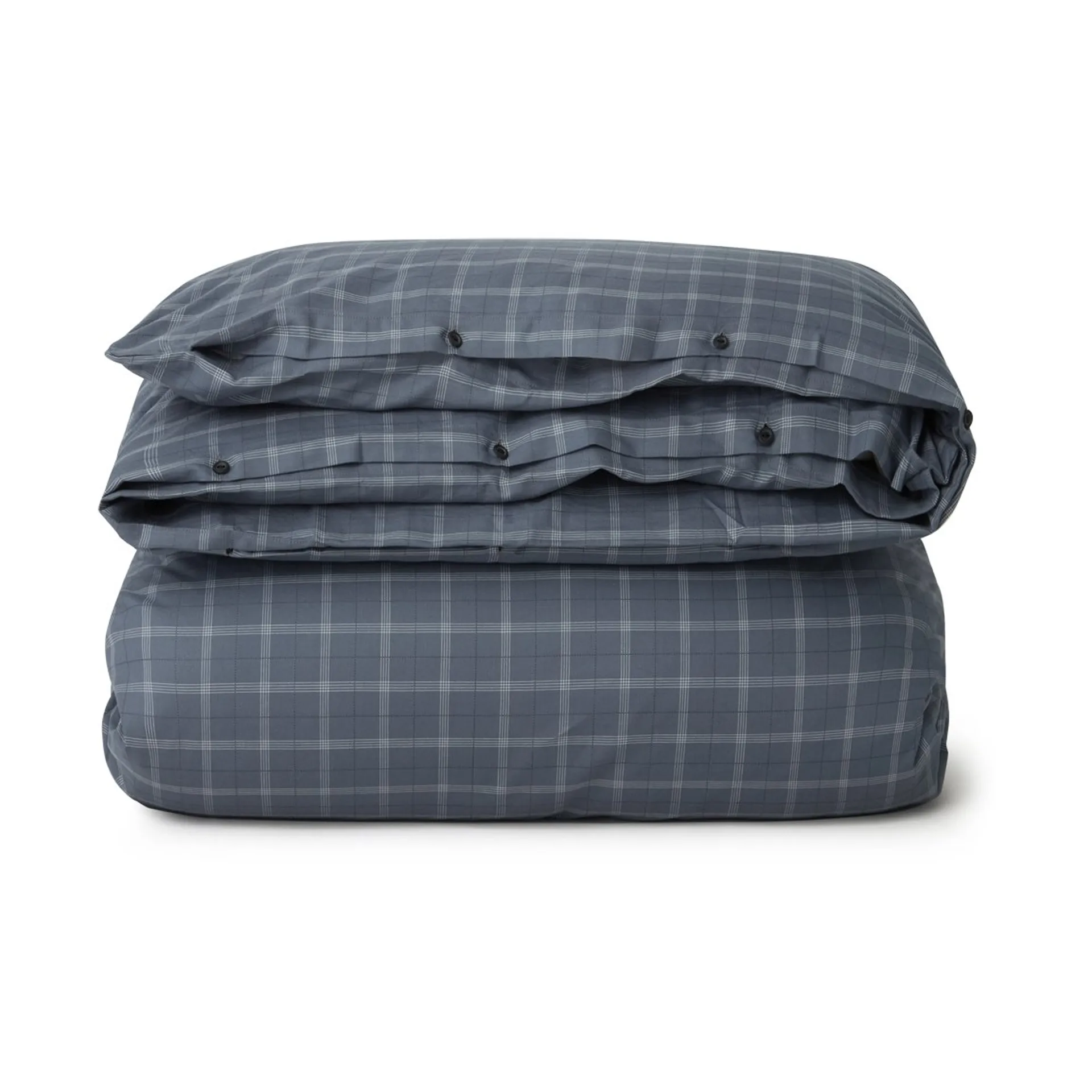 Checked Pinpoint Oxford duvet cover 150x210 cm, Dove Lexington