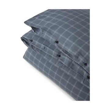Checked Pinpoint Oxford duvet cover 150x210 cm - Dove - Lexington