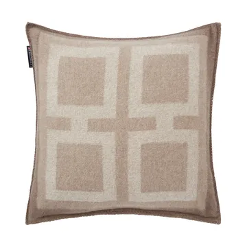 Graphic Recycled Wool cushion cover 50x50 cm - Light beige - Lexington