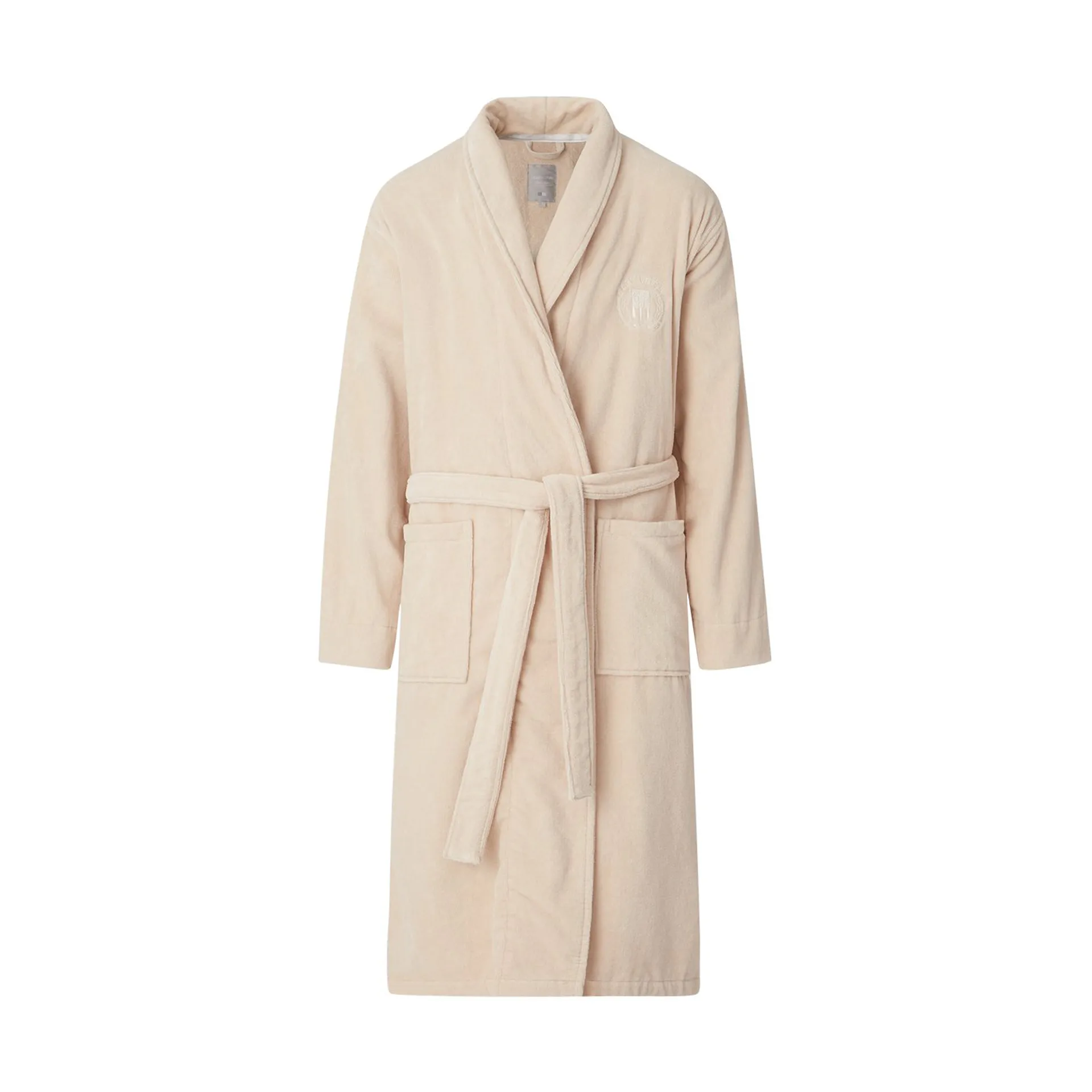 Hotel Velour bathrobe M, Beige Lexington