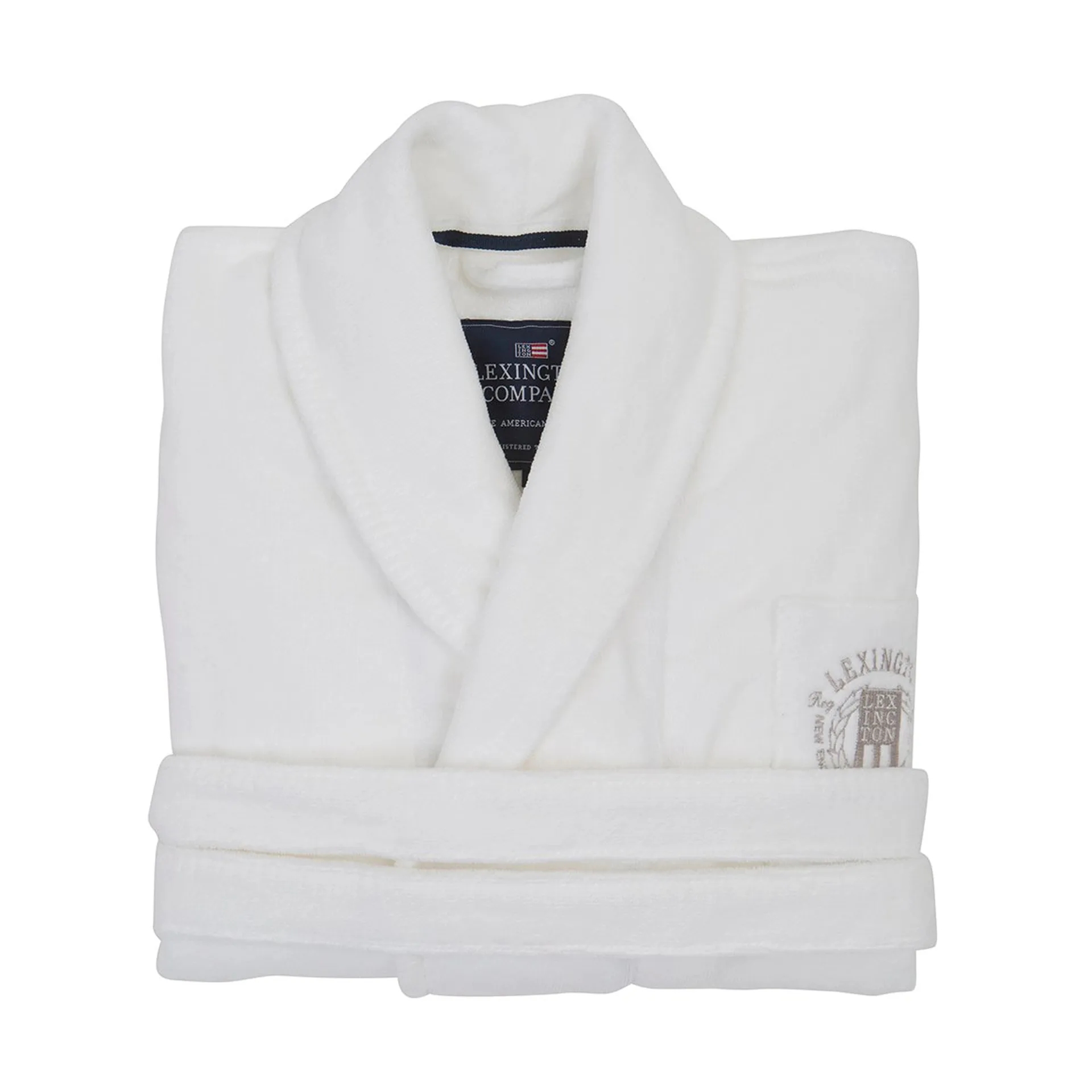 Hotel Velour bathrobe XL, White Lexington
