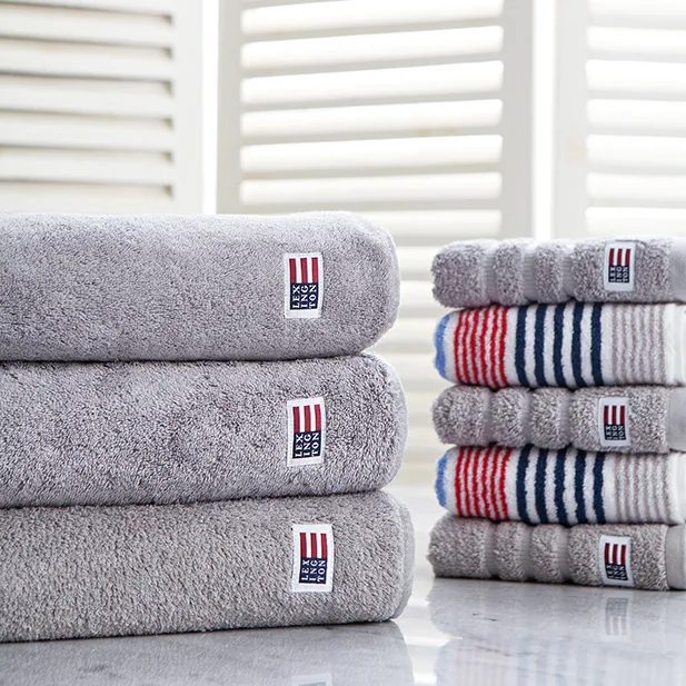 Icons Original bath towel 100x150 cm, dark grey Lexington