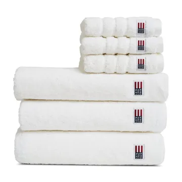 Icons Original bath towel 70x130 cm - white - Lexington