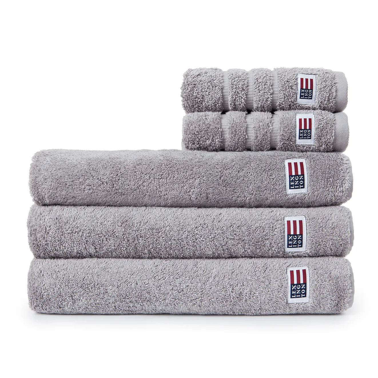 Icons Original towel 30x30 cm, dark grey Lexington