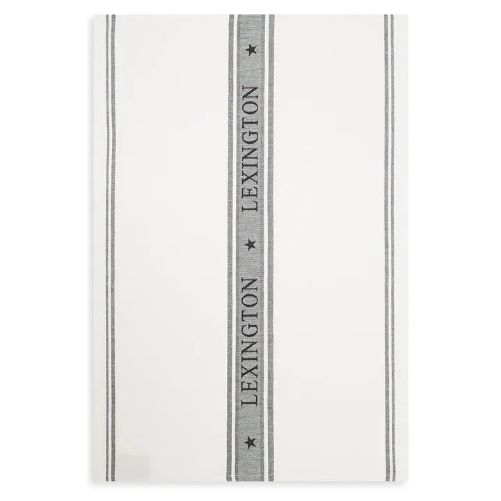 Icons Star kitchen towel 50x70 cm - white-black - Lexington