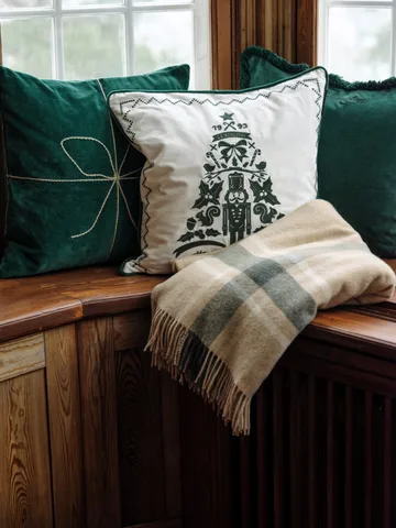 Nutcracker cushion cover 50x50 cm - White - Lexington