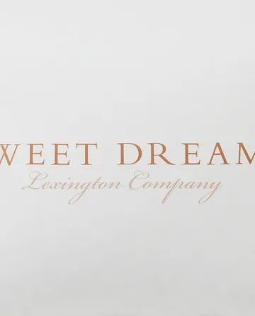 Printed Sweet Dreams Poplin pillowcase 50x60 cm - White - Lexington