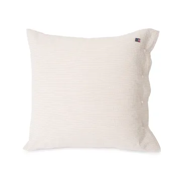 Striped Cotton Seersucker pillowcase 65x65 cm - beige-white - Lexington